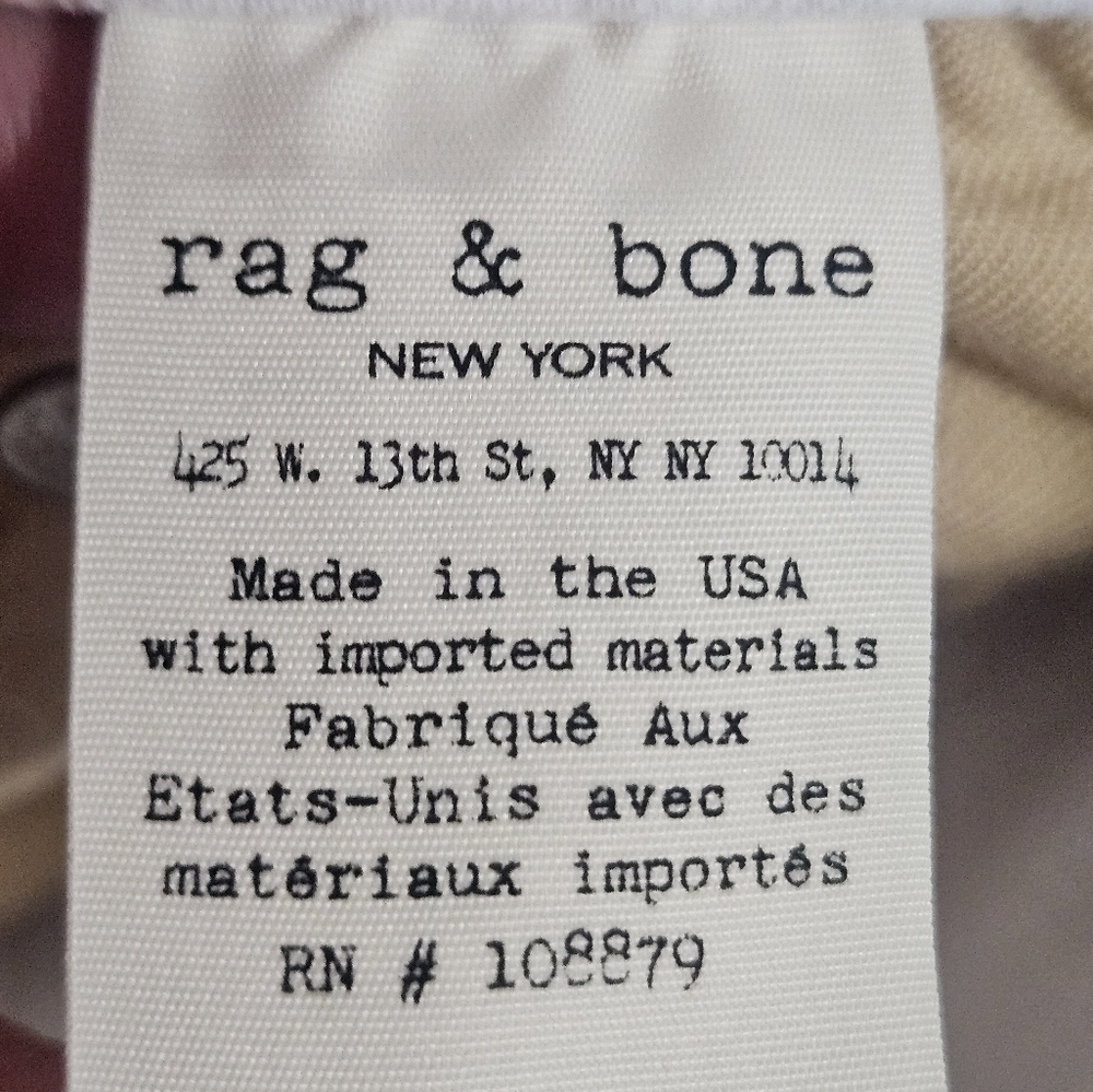 NWT Rag & Bone The Dre size 26 NWT - image 13